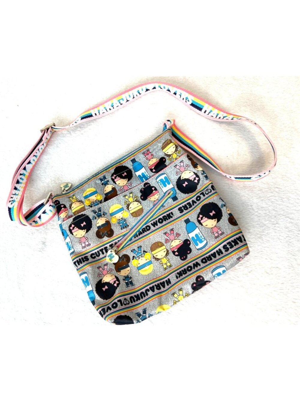 Harajuku Lovers Gwen Stefani Bag Character Print Being this cute hard work Y2K